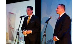 Robert Grader (general manager Warsaw Marriott Hotel) oraz Reiner Sachau (COO Marriott International)