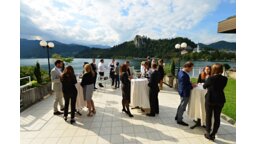 Bled. Lunch nad jeziorem