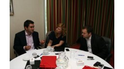 od lewej: Krzysztof Gawrych, Sylwia Banaszewska (MICE Poland), Maciej Cłapiński (Trias)