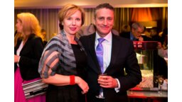 Karolina Płochocka (director of F&B, Warsaw Marriott Hotel), David Bartlett (vice president, Global Sales Europe)