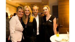 Idalia Kostrzewska (direcotr of guest service), Grażyna Torbicka z mężem, Catalina Susan (director of finance)