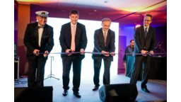 Marek Przeorski, GM Mercure Gdynia Centrum, Gilles Clavie, dyrektor generalny Grupy Hotelowej Orbis, Wojciech Szczurek, prezydent Gdyni, Laurent Picheral, dyrektor generalny Grupy Accor