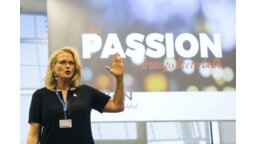 Anna Jakubowski (Poland & Baltics operations director Coca-Cola Poland Services) podczas Siły Motywacji. fot. Katarzyna Cegłowska