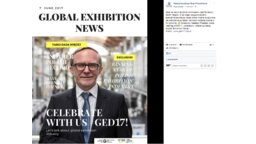 ... z możliwością wstawienia własnego zdjęcia. Na okładce Przemysław Trawa, prezes PIPT I MTP