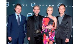 Stanisław Dojsa, PR manager Volvo Car Poland oraz Robert Gonera, Ewa Gawryluk i Waldemar Błaszczyk