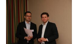 od lewej: Piotr Cieślak (Meeting Planner), Paweł Netczuk (Mediarun)