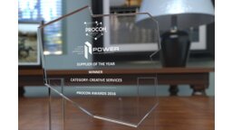 „Supplier of the Year” w kategorii usługi kreatywne Procon Awards 2016 - zwycięstwo agencja Power