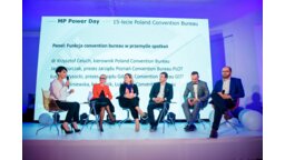 Panel: Funkcja convention bureau w przemyśle spotkań. Magdalena Kondas MeetingPlanner.pl, Magdalena Piasecka, CBW, Marta Wiśniewska, LCB, Łukasz Wysocki, GCB, Krzysztof Celuch, PCB, Jan Mazurczak, PCB