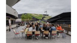 Gastro Fajer na tarasach Międzynarodowego Centrum Kongresowego w Katowicach
