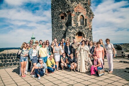 Zamek Stolpen i Hrabina Cosel. fot. Asia Konieczna