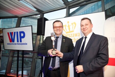 Marcin Kania, dyrektor gastronomii i Mariusz Pietrzak, szef kuchni Mazurkas Catering 360