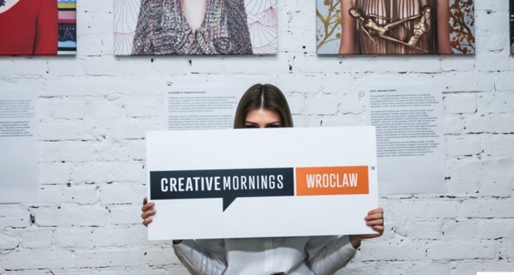 Katarzyna Budzyń-Pepłowska, gospodarz CreativeMorningsWRO. fot. Alicja Sikora