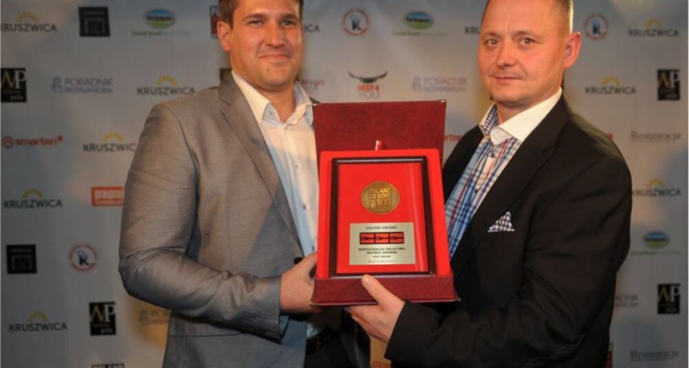 Pieter Oosthuizen, dyrektor gastronomii Hotelu Anders i Dariusz Struciński, szef kuchni Hotelu Anders