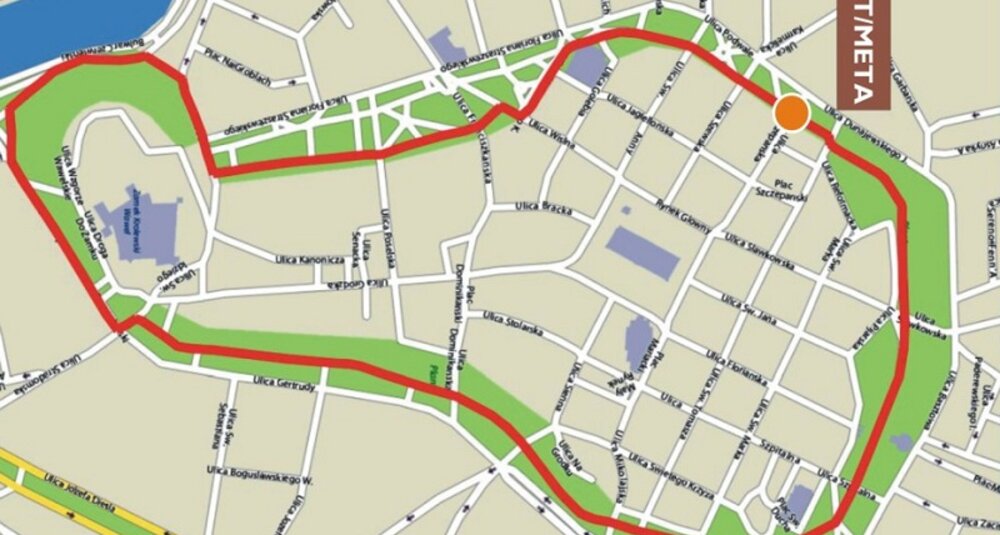 Trasa Krakow Business Run