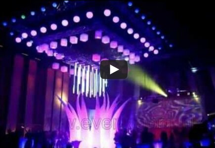 Paproć i bezprzewodowy „żyrandol” od Eventroom