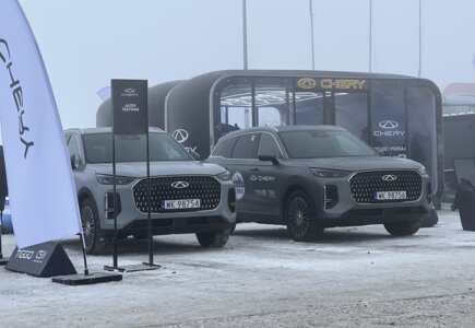 Mobilna aktywacja marki Chery z wykorzystaniem systemu AirClad podczas Projektu Zima.