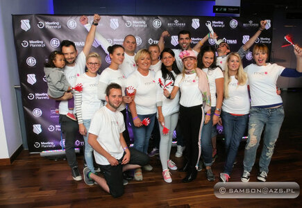 Branża podczas meczu Agencje Eventowe kontra Klienci