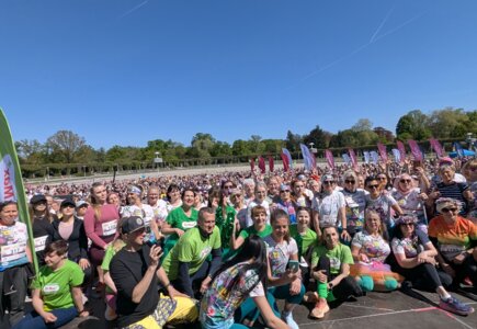 Strefa promocyjna na Biegu Kobiet we Wrocławiu