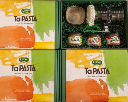 Lisner Ta Pasta - smak, lekkość i doświadczenie marki w bezpośrednim kontakcie z odbiorcą.